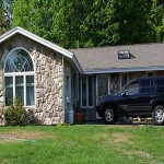 Stonework on home