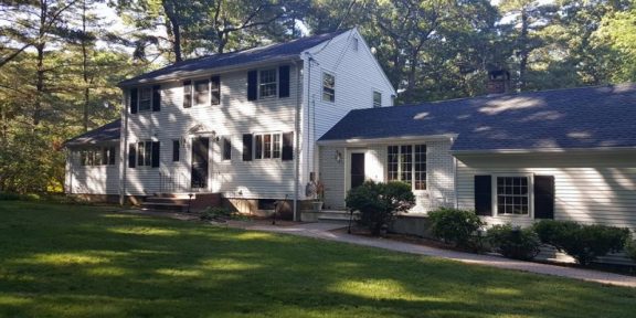 finished roof project in Canton MA